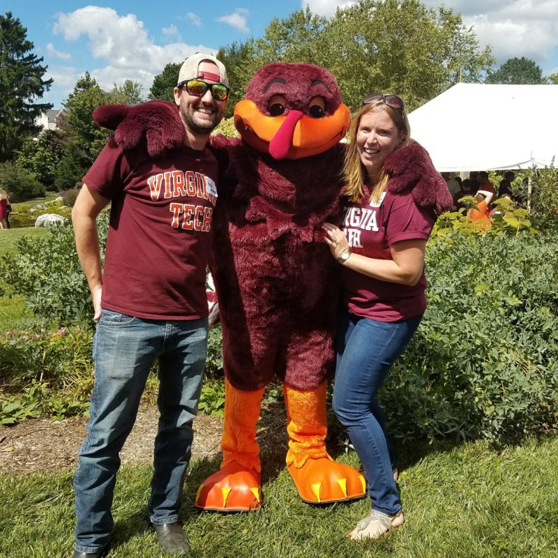 Hokie Bird at ACIS Tailgate