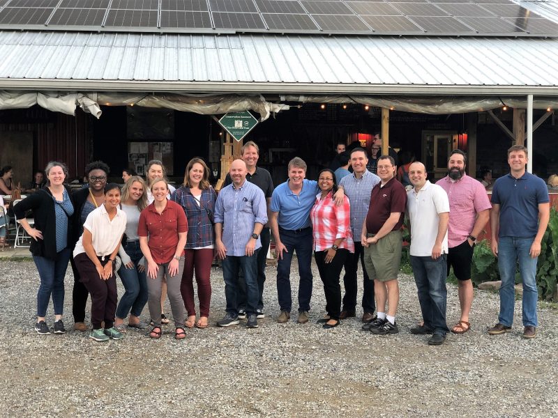 Accounting Research Conference attendees enjoying some social time after a day of discussing leading reasearch in accounting.