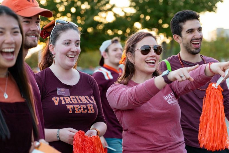 Alumni gather at an event