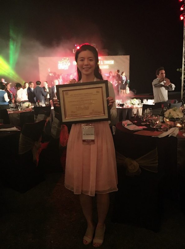 HTM’s Eojina Kim receives Best Paper Award