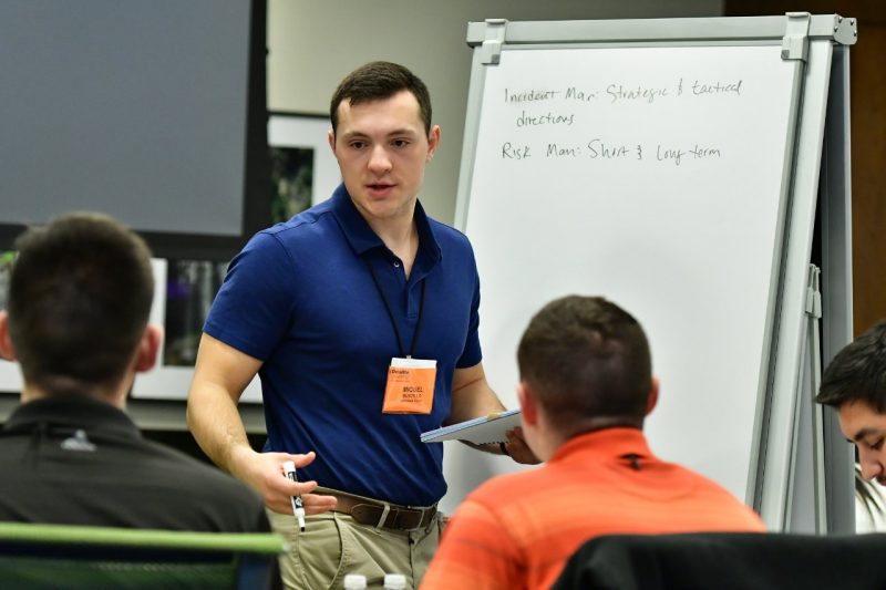 BIT student leads interdisciplinary team of cadets at the Deloitte Foundation Cyber Threat Competition