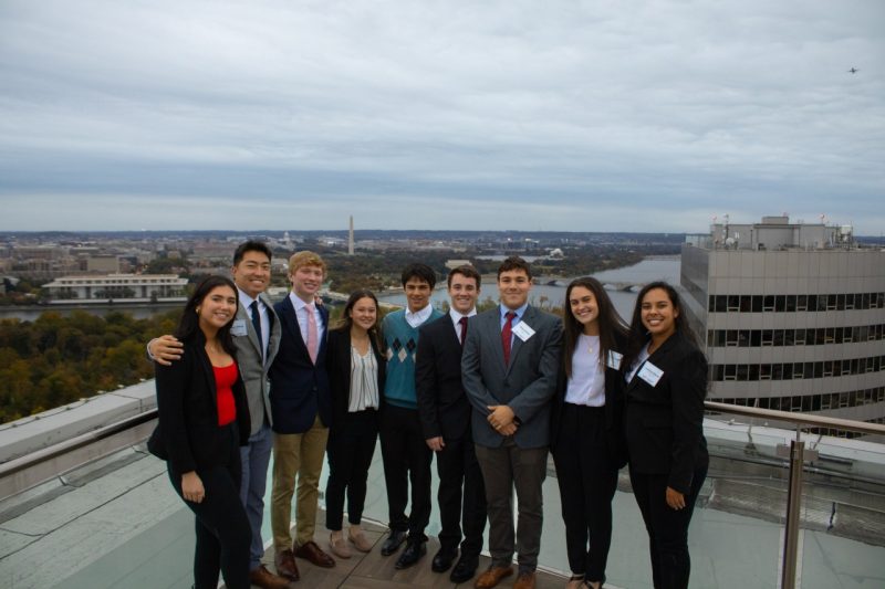 Students at the Washington D.C. 2022 Board Meeting