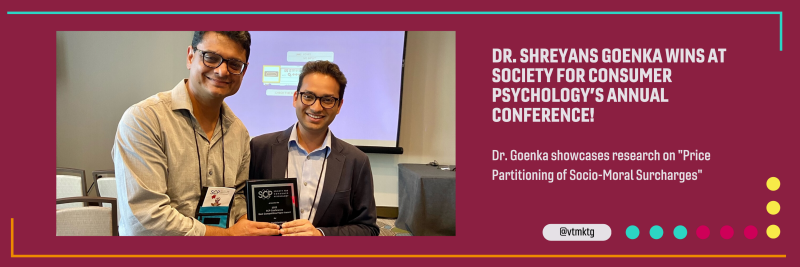 Dr. Shreyans Goenka Wins at National Conference