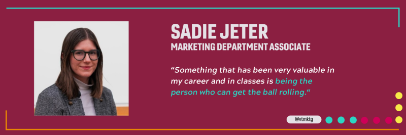 Sadie Jeter: Marketing Department Associate
