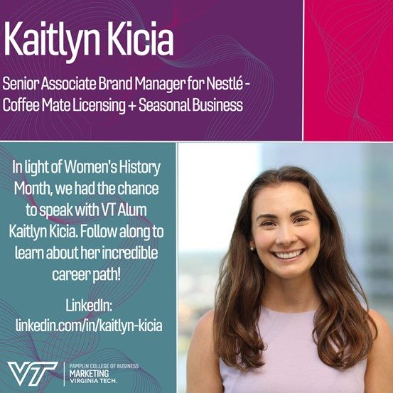 Kaitlyn Kicia: Women’s History Month Spotlight