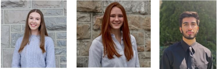 This Year’s Marketing Advisory Board Scholarship Winners are Marketing Superstars in the Making:  Congratulations to Emily Bookstaver, Annie Hunter, and Haseb Alim