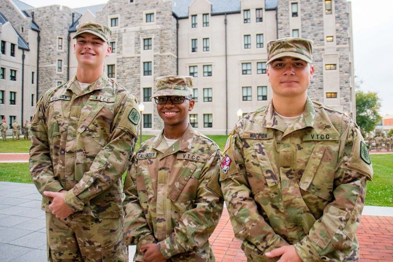 Cadets chosen to highlight the colors at the Notre Dame game