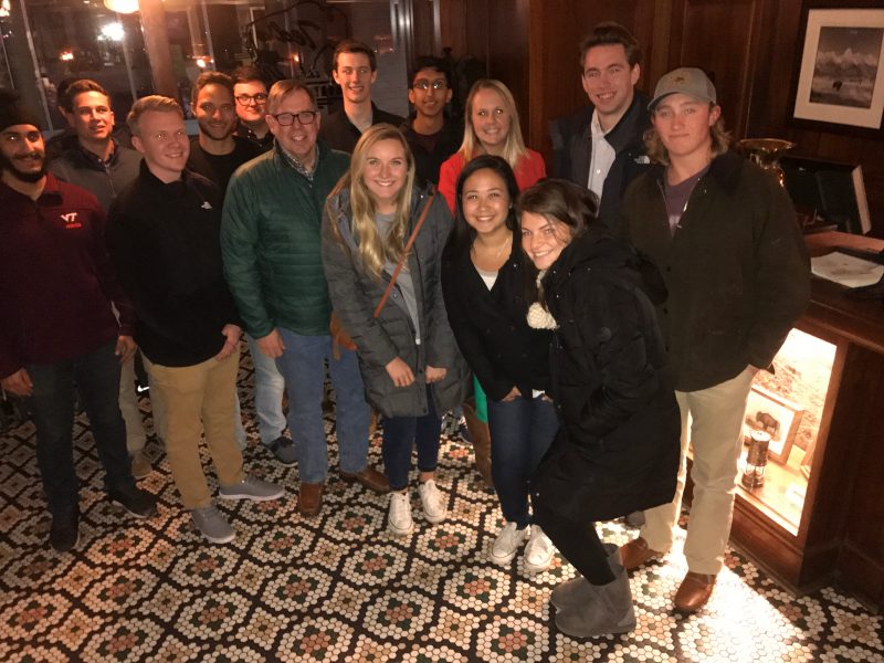 VT Real Estate Students Travel to D.C. for Networking Event 
