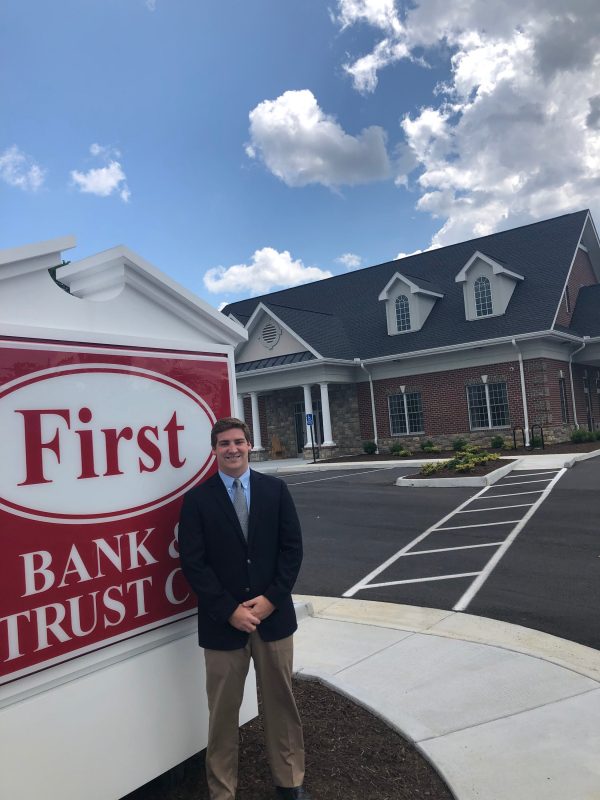 Recent Graduate Jack Wilkinson Training in First Bank & Trust's Management Associate Program